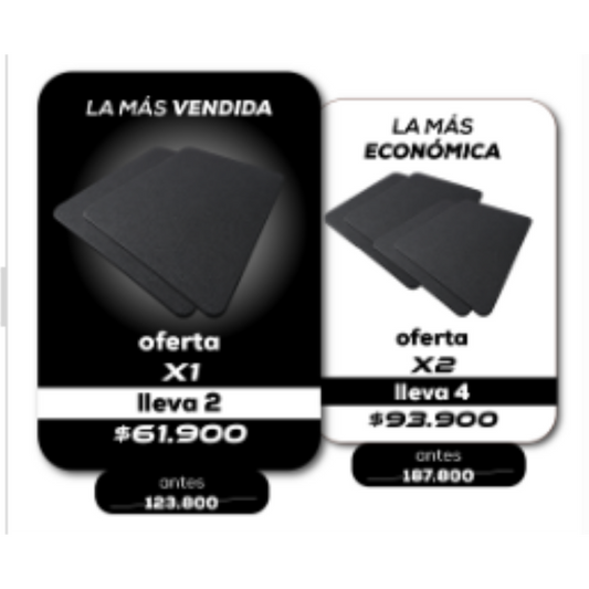X2 Tapete De Secado De platos ll Domelle