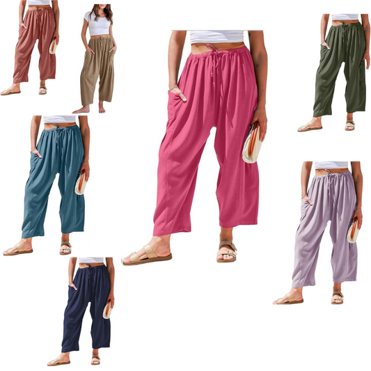 Pantalon Mezcla De Lino ll Luvant